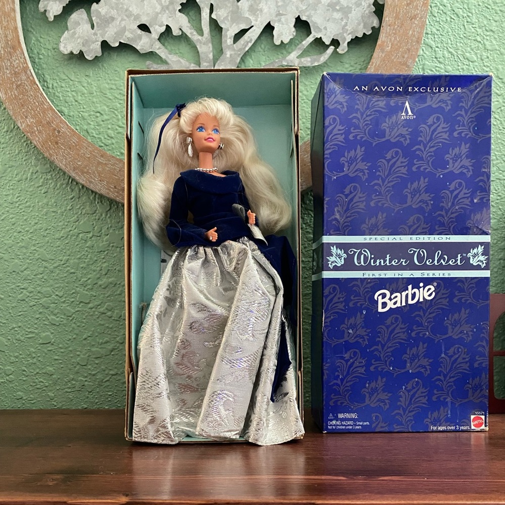Avon Winter Velvet Barbie